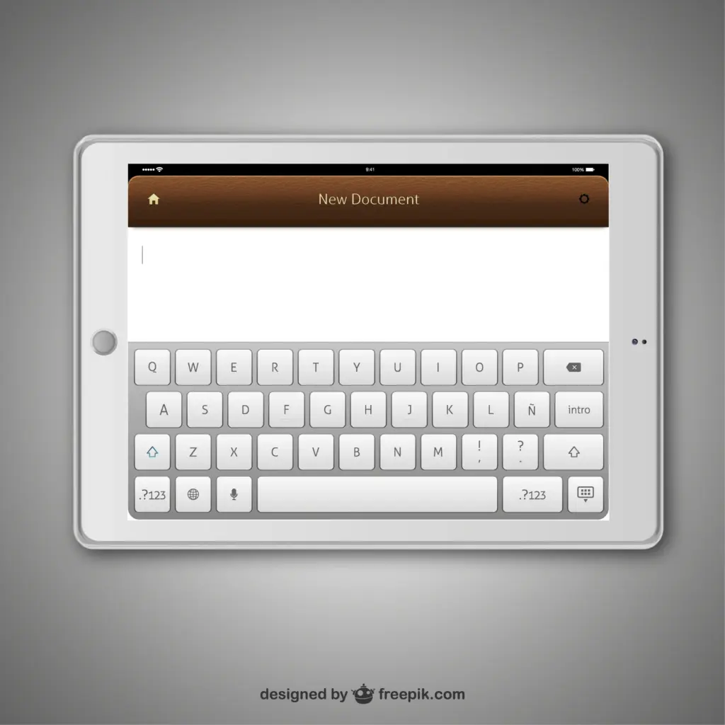 Zwevend toetsenbord iPad: zo werkt het